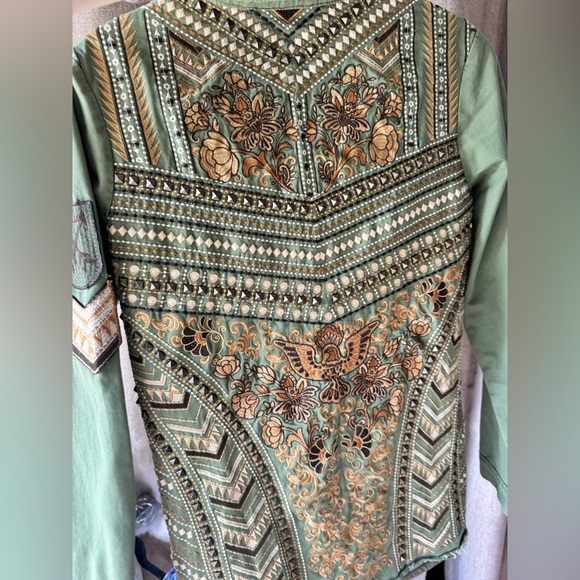 Vintage Spell Panther Olive Green Jacket - Picture 11 of 11